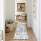 Runner Jinchan 61x152 cm Vintage Antideslizante Azul Runner Jinchan 61x152 cm Vintage Antideslizante Azul