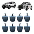 S10 95/11 Kit Coxim Cabine + Carroceria 8 Pares C/ Ferragens S10 95/11 Kit Coxim Cabine + Carroceria 8 Pares C/ Ferragens