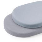 Sábanas Ajustadas para Moisés de Muselina Blissful Diary, Paquete de 2, 81x43 cm
