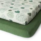 Sábanas para Cuna Mini Blissful Diary de Algodón Muselina 97x61 cm Paquete de 2