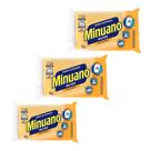 Sabão em Barra Minuano Glicerinado - Kit com 3