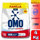 Sabão Em Pó OMO Lavagem Perfeita Pacote Família - Bag de 4 Kg