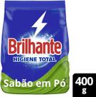 Sabão Lava Roupa em Pó Brilhante Higiene Total Sachê 400g Sabão Lava Roupa em Pó Brilhante Higiene Total Sachê 400g