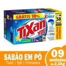 Sabao po tixan ype primavera cartucho 9x2,2kg gratis 10%