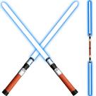 Saberforms Kit com 2 Sabres de Luz 2 em 1 com 12 Cores RGB e 16 Sons