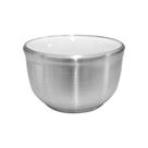 Saboeira de Porcelana Revestida em Aluminio para Barbear