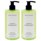 Sabonete à mão BeautySpace Lime Mandarin Scent 2 x 350 ml