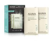 Sabonete AHAVA Hidratante de Sal do Mar Morto para Rosto e Corpo 200mL x2