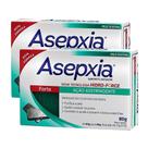 Sabonete Asepxia Fórmula Forte 80g Kit com duas unidades