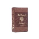 Sabonete Bali Soap Sandalwood Bar 100g, pacote com 3 esfoliantes, veganos