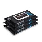 Sabonete Body Wipes Defense totalmente natural com óleo de melaleuca 40x3