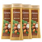 Sabonete corporal Caress, manteiga de karité e açúcar mascavo, 600 ml, pacote com 4
