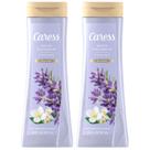 Sabonete corporal Caress Relaxing Jasmine & Lavanda, 600 ml, pacote com 2 unidades