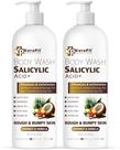 Sabonete corporal KERAPIL Esfoliante com ácido salicílico 480 mL x 2