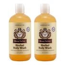 Sabonete corporal Moon Valley Herbal Siberian Fir 380 ml, pacote com 2 unidades