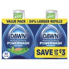 Sabonete de louça Dawn Powerwash Gain Original 1270 ml 2 recargas