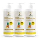 Sabonete de louça Fuwa3e Pineapple Enzyme Natural 500mL, pacote com 3 Sabonete de louça Fuwa3e Pineapple Enzyme Natural 500mL, pacote com 3