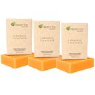 Sabonete em barra Aspen Kay Naturals Turmeric 130 ml (pacote com 3)