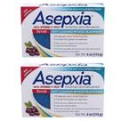 Sabonete em barra de limpeza Asepxia Scrub Exfoliante 120 ml (pacote com 2)