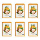Sabonete em barra de óleo de coco triplo moído no sul da França 180mL