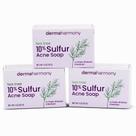 Sabonete em Barra Dermaharmony com 10% de Enxofre para Acne e Óleo de Melaleuca 113g x3
