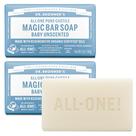Sabonete em Barra Dr. Bronner's Baby Sem Fragrância 2 Unidades 140g