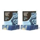 Sabonete em barra Every Man Jack Cold Plunge Glacier Bay 150 ml, pacote com 2