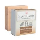 Sabonete em barra Majestic Sather Oatmeal, leite e mel para rosto e corpo