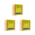 Sabonete em barra Plantlife Lemongrass, pacote com 3 unidades, 120 ml, hidratante