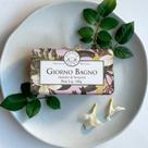 Sabonete em barra Sândalo e Benjoim Giorno Bagno 180g Sabonete em barra Sândalo e Benjoim Giorno Bagno 180g