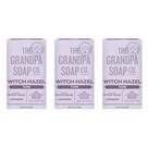 Sabonete em barra The Grandpa Soap Company Witch Hazel 125 ml, pacote com 3 Sabonete em barra The Grandpa Soap Company Witch Hazel 125 ml, pacote com 3