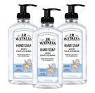 Sabonete em gel para mãos J.R. Watkins hidratante Ocean Breeze 325 ml, pacote com 3