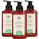 Sabonete espumante para mãos, água de aloe e sálvia, 330ml, pacote com 3 Sabonete espumante para mãos, água de aloe e sálvia, 330ml, pacote com 3