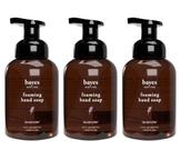 Sabonete espumante para mãos Bayes Lavender 340ml, pacote com 3