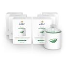 Sabonete espumante para mãos Dove Nourishing Aloe Eucalyptus 300 ml, 6 unidades
