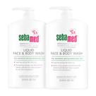 Sabonete facial e corporal SEBAMED pH 5,5 para pele sensível 1L