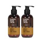 Sabonete Facial Every Man Jack Beard - Sândalo - 2 Unidades (6,7 fl oz cada)