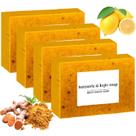 Sabonete guluxly Lemon Turmeric Kojic Fragrance Honey Glow