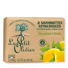 Sabonete Le Petit Olivier Extra Mild Verbena Limão, 2 unidades