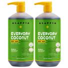 Sabonete líquido Alaffia Everyday Coconut com café, 960 ml, pacote com 2 unidades