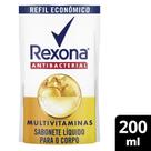 Sabonete Líquido Antibacterial Multivitaminas Rexona Refil 200ml Sabonete Líquido Antibacterial Multivitaminas Rexona Refil 200ml