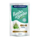 Sabonete liquido banho a banho 500ml hidratante cha verde & aloe vera refil