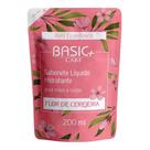 Sabonete liquido basic + care flor de cerejeira stand up pouch 200ML