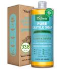 Sabonete líquido de castela Yoken sem perfume 1L com óleos orgânicos