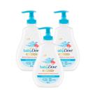 Sabonete Líquido Dove Baby Hidratação Enriquecida 400ml Kit de 3 unidades