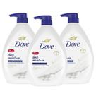 Sabonete líquido Dove Deep Moisture Nourish Skin, pacote com 1 litro e 3 Sabonete líquido Dove Deep Moisture Nourish Skin, pacote com 1 litro e 3