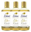 Sabonete Líquido Dove Óleo De Banho Glicerina 240ml kit c/3
