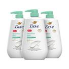 Sabonete líquido Dove Sensitive Skin com bomba de 30,6 onças, pacote com 3 unidades Sabonete líquido Dove Sensitive Skin com bomba de 30,6 onças, pacote com 3 unidades