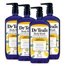 Sabonete líquido Dr. Teal's com sal de Epsom puro, prebiótico de limão, 720 ml x 4