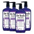 Sabonete líquido Dr. Teal's Soothe & Sleep com sal de Epsom puro 720mlX4